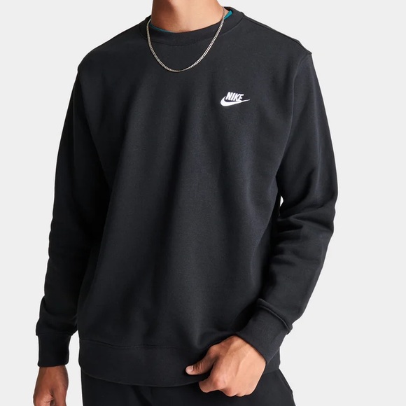 Nike Black Basic Crewneck Size S - Picture 1 of 4